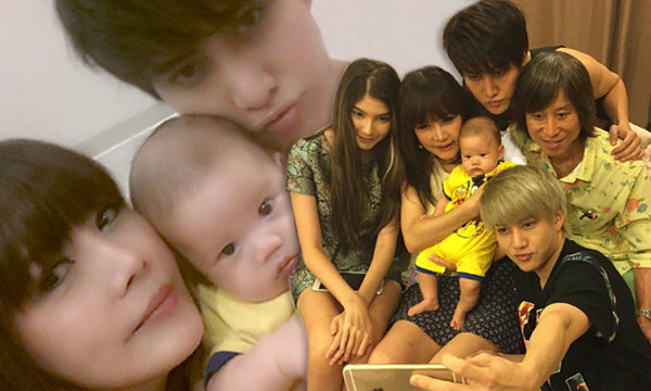 image of ภาพที่รอคอย! ครอบครัวไมค์ แชะภาพพร้อมหน้า ซาร่า แม็กซ์เวลล์