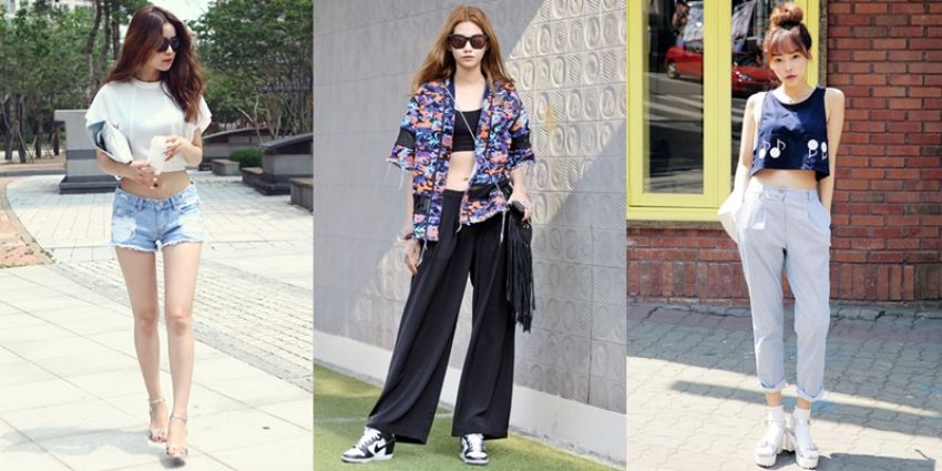 image of 40 ไอเดียแฟชั่นโชว์เอวสวย เซ็กซี่เบาๆ ด้วยเสื้อเอวลอย "CropTop"