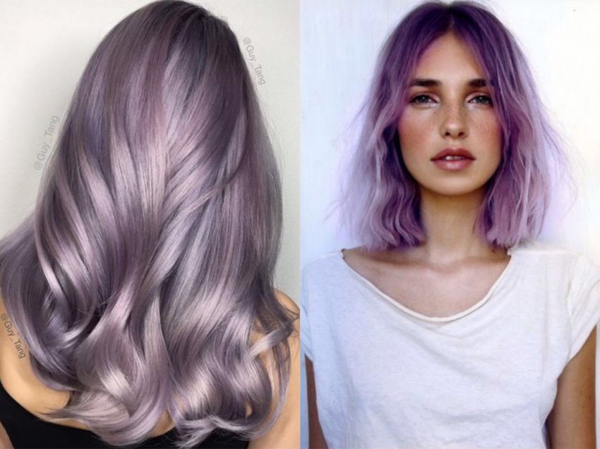 image of 50 ไอเดียทำสีผม 'Lavender Hair' สวยแซ่บ มีสไตล์แบบคูลๆ !!!