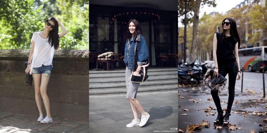 image of 30 แฟชั่นนางแบบสาว 'Sui He' เก๋ชิคง่ายๆ Steal ไปแต่งตามได้แบบชิลๆ