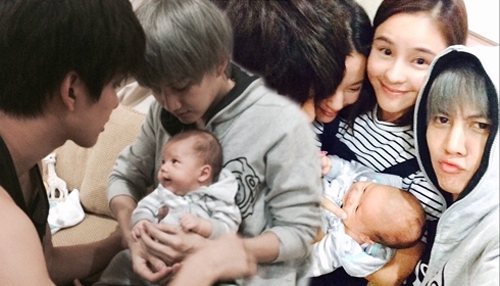 image of ไมค์ พา กอล์ฟ-ออม-ทับทิม เยี่ยม น้องแม็กซ์เวลล์